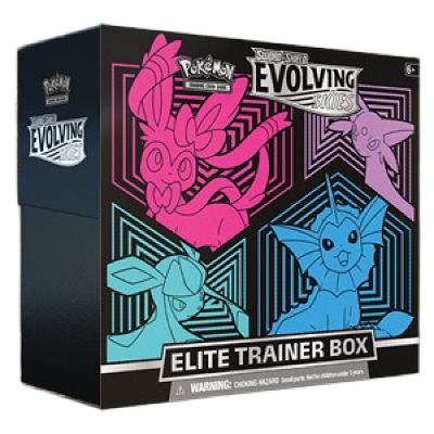 Elite Trainer Box Évolution Céleste Aquali/Mentali/Givrali/Nymphali