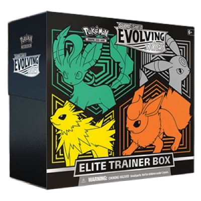 Elite Trainer Box Évolution Céleste Pyroli/Voltali/Noctali/Phyllali